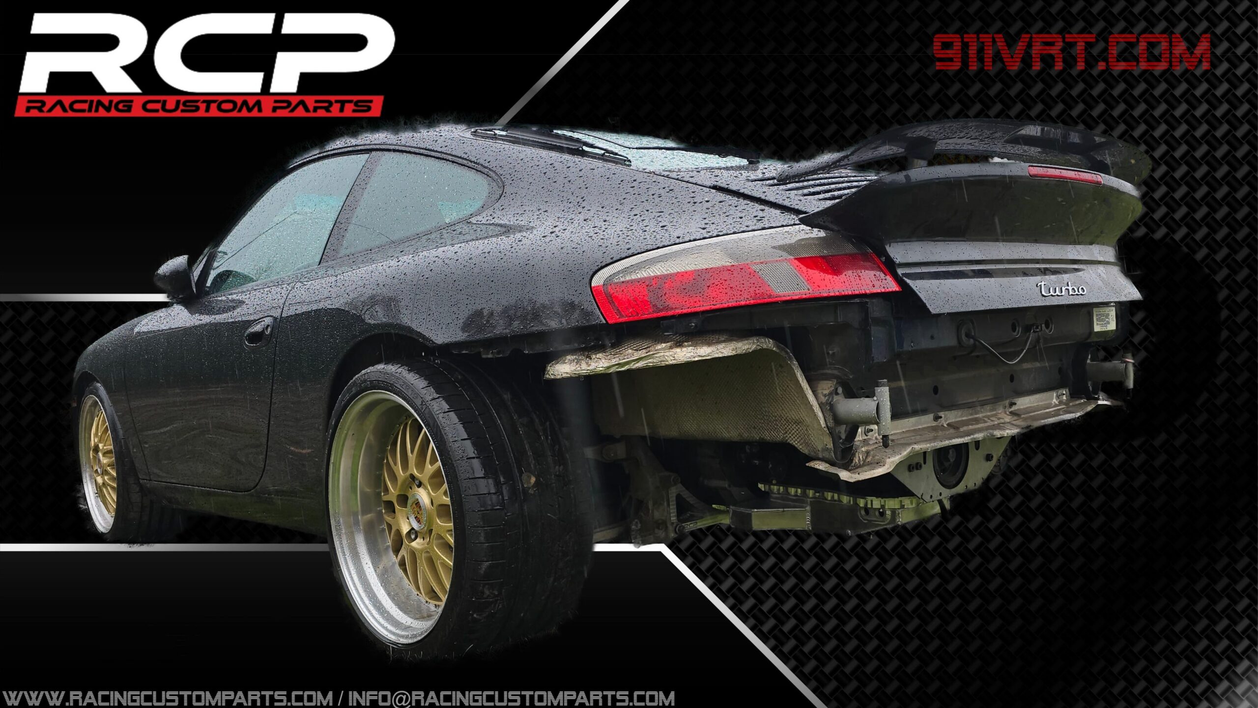 porsche 911 996 997 carrera 2 4 swap swapped r32 r36 vr6 turbo rcp racing custom parts 911vrt engine change billet cnc