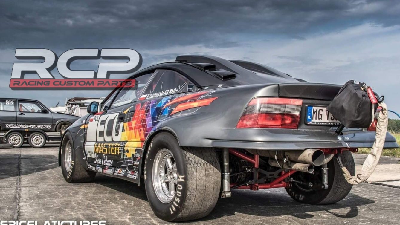 Calibra Tsunami bimoto racing custom parts rcp r32 turbo twin engine mickey garage 911vrt
