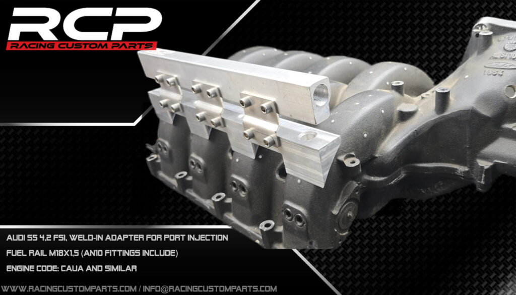 Audi S5 RS5 4,2 V8 FSI dragracing fastest audi racing custom parts rcp intake manifold walke motorsport 7second car 911vrt custom intake manifold patryk walke caua cau engine