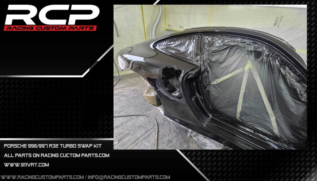 porsche 911 996 997 carrera 2 4 swap swapped r32 r36 vr6 turbo rcp racing custom parts 911vrt engine change billet cnc