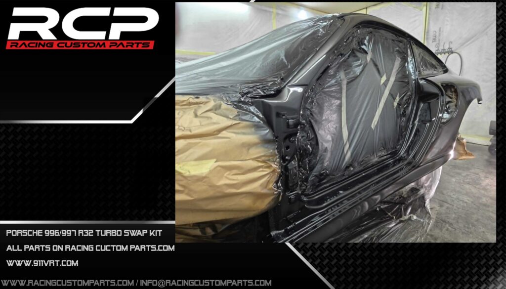 porsche 911 996 997 carrera 2 4 swap swapped r32 r36 vr6 turbo rcp racing custom parts 911vrt engine change billet cnc