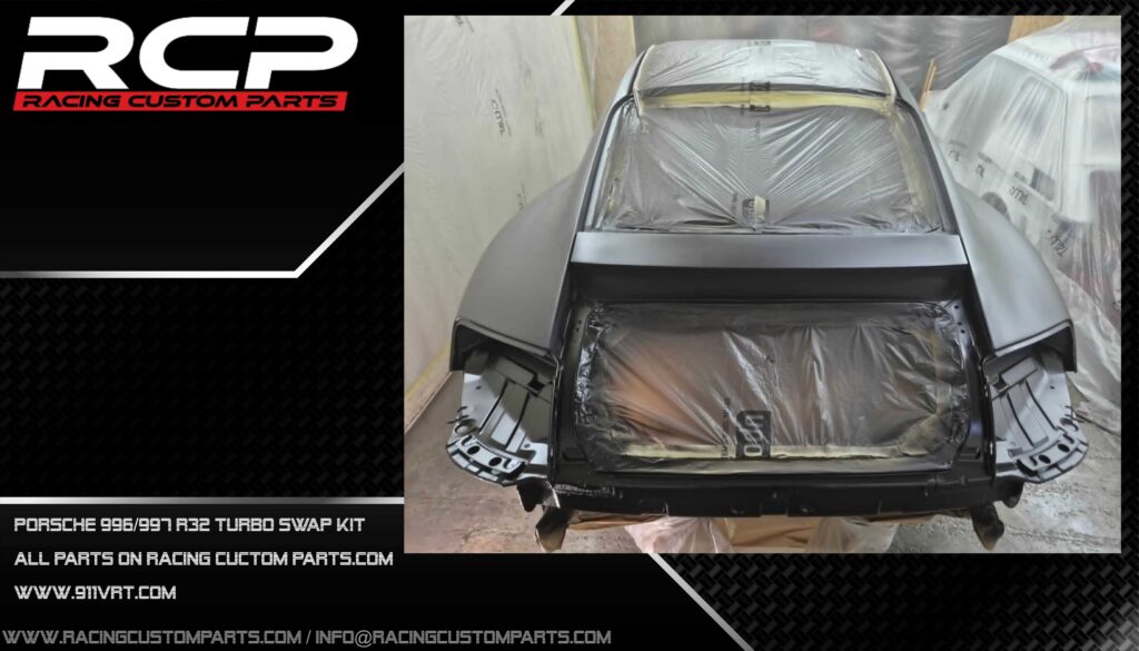 porsche 911 996 997 carrera 2 4 swap swapped r32 r36 vr6 turbo rcp racing custom parts 911vrt engine change billet cnc