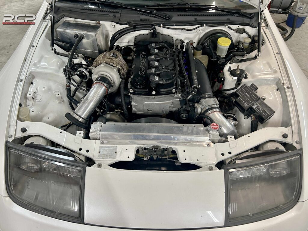 nissan 300zx r36tt vr6 r32 turbo swap racing custom parts rcp engine swap cam cover intake manifold