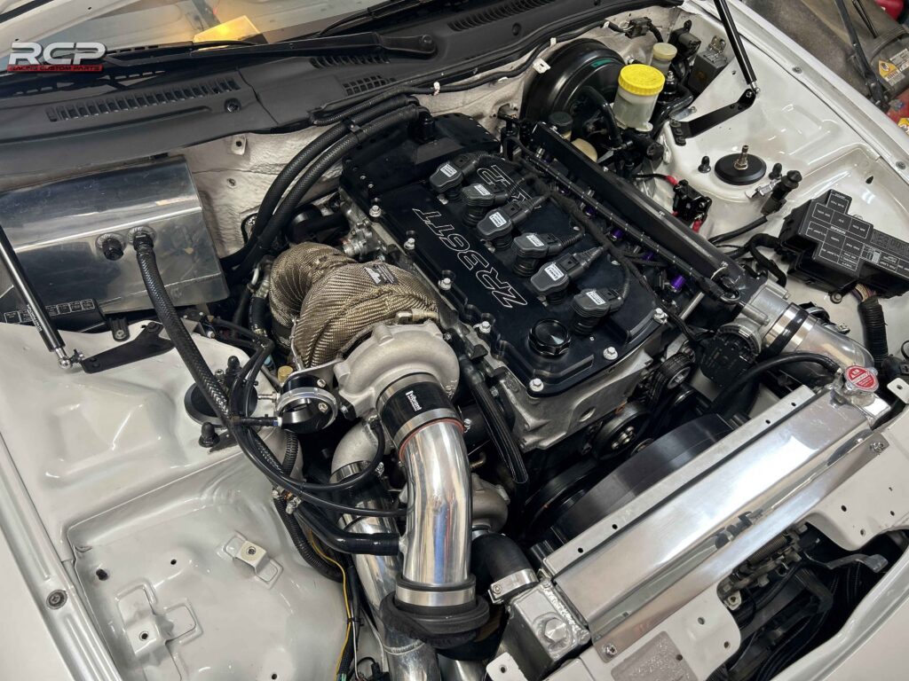 nissan 300zx r36tt vr6 r32 turbo swap racing custom parts rcp engine swap cam cover intake manifold