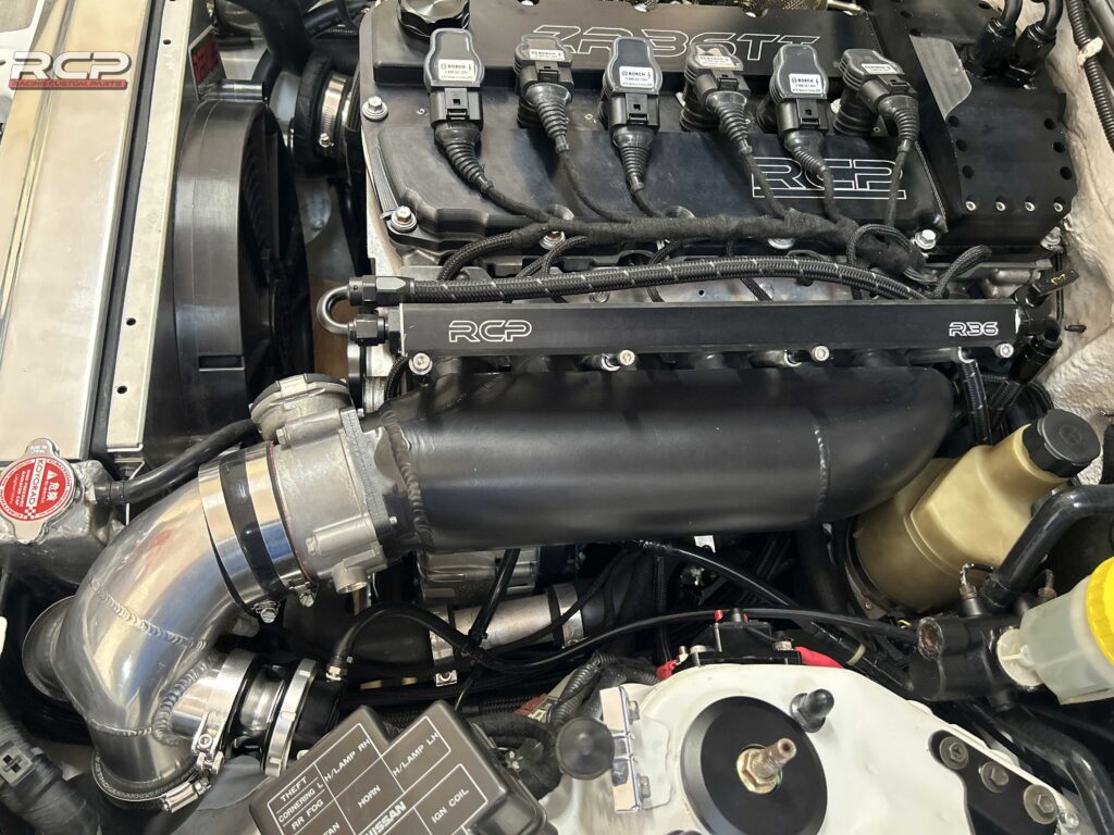 nissan 300zx r36tt vr6 r32 turbo swap racing custom parts rcp engine swap cam cover intake manifold