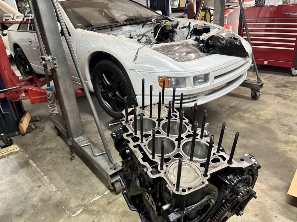 nissan 300zx r36tt vr6 r32 turbo swap racing custom parts rcp engine swap cam cover intake manifold