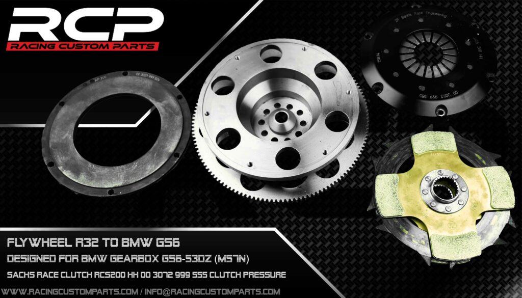 VR6 R32 custom flywheel Sachs RCS200 BMW gearbox racing custom parts